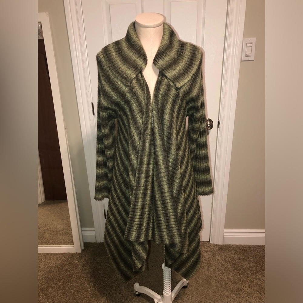 SPANNER green cardigan jacket